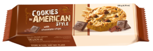 Cookies in American Style – Kruche ciasteczka z czekoladą deserową i mleczną