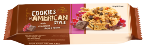 Cookies in American Style – Kruche ciasteczka z czekoladą i rodzynkami