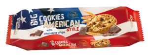 BIG Cookies in American Style – Kruche ciasteczka z czekoladą deserową i mleczną