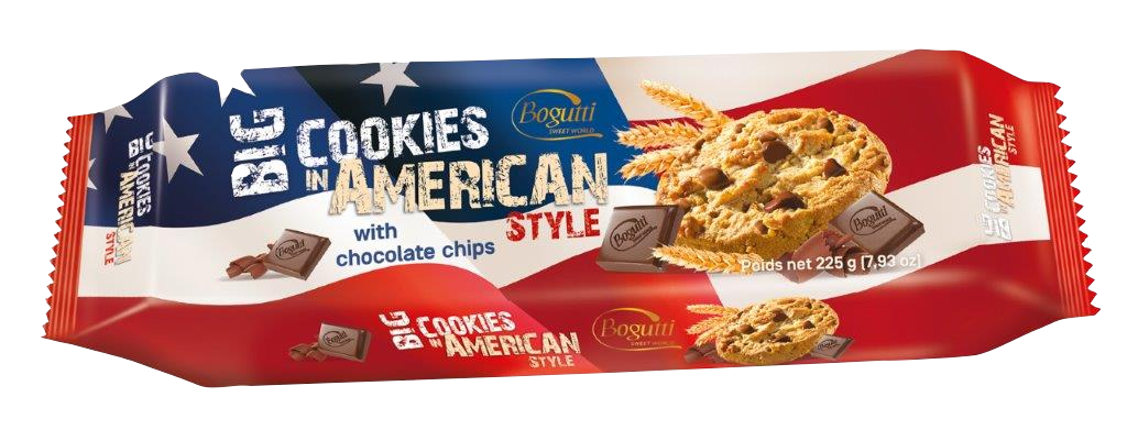 BIG Cookies in American Style – Crunchy cookies with dark and milk chocolate