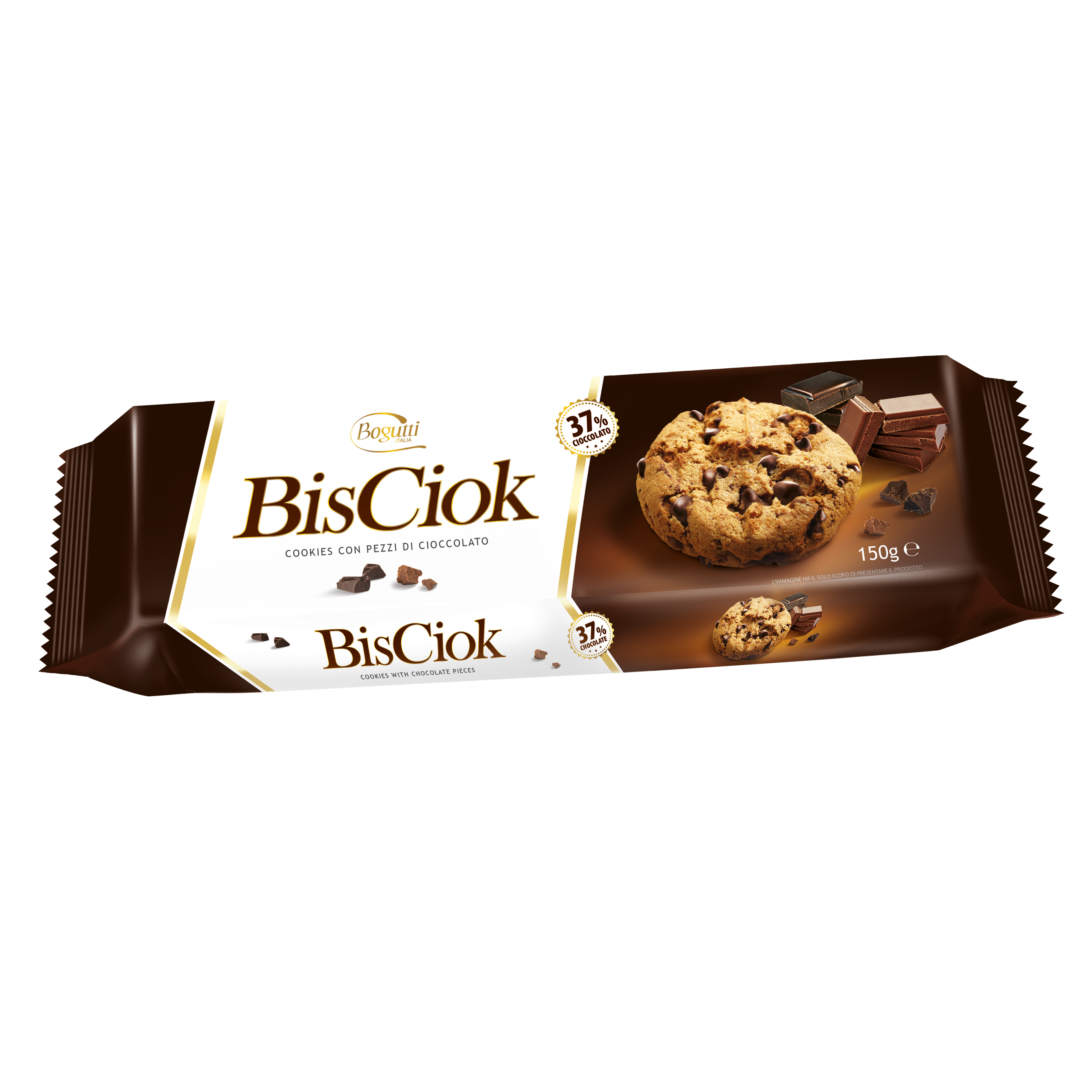 Bis Ciok – Knusprige Kekse mit 37% Schokoladengehalt