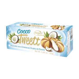 Cocco Tweett – Kruche ciasteczka z kremem o smaku kokosowym