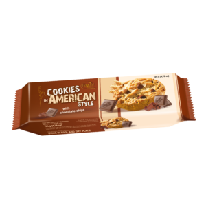 Cookies in American Style — Песочное печенье с десертным и молочным шоколадом