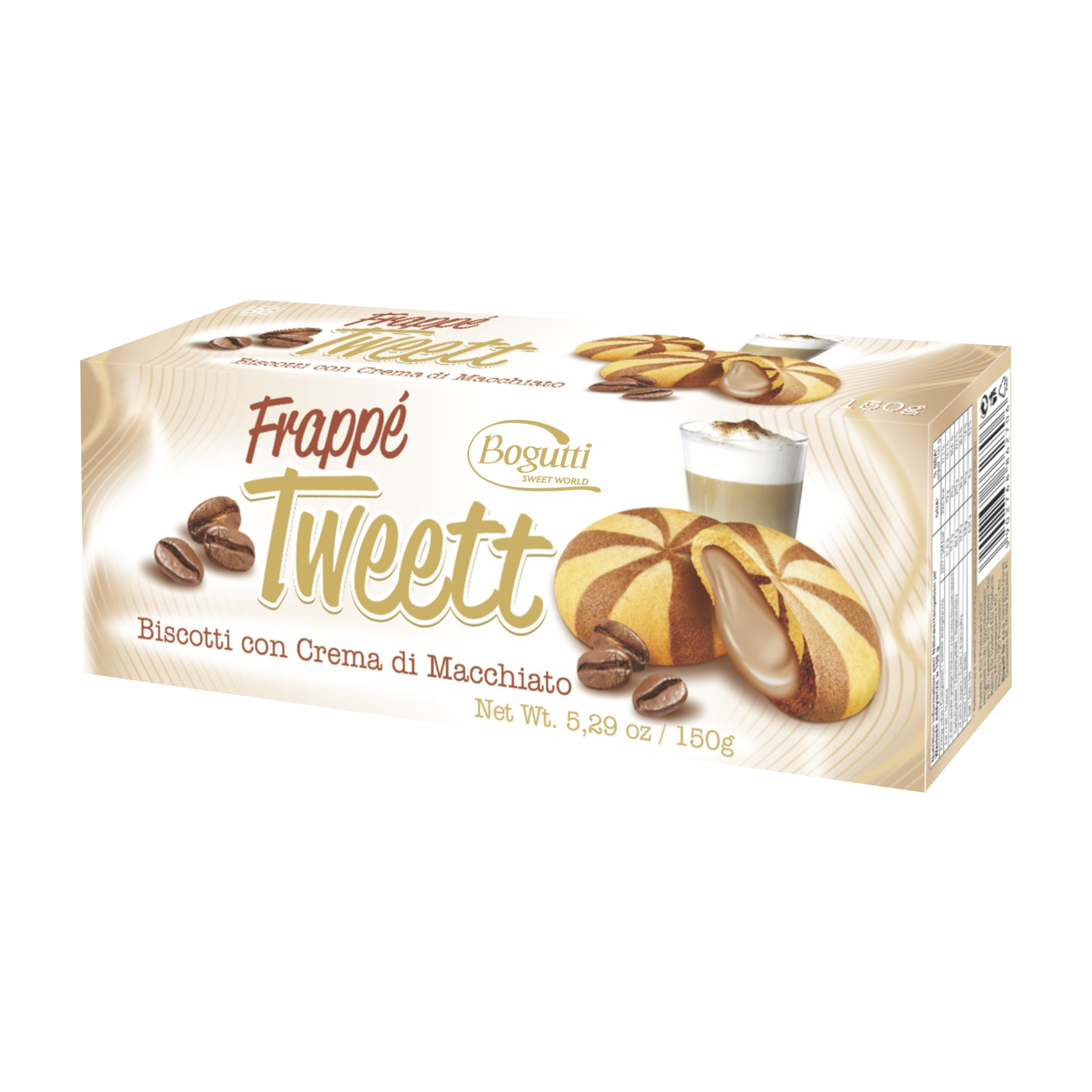 Frappe Tweett – Crunchy cookies with macchiato cream