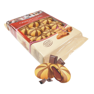 Песочное печенье с шоколадным кремом