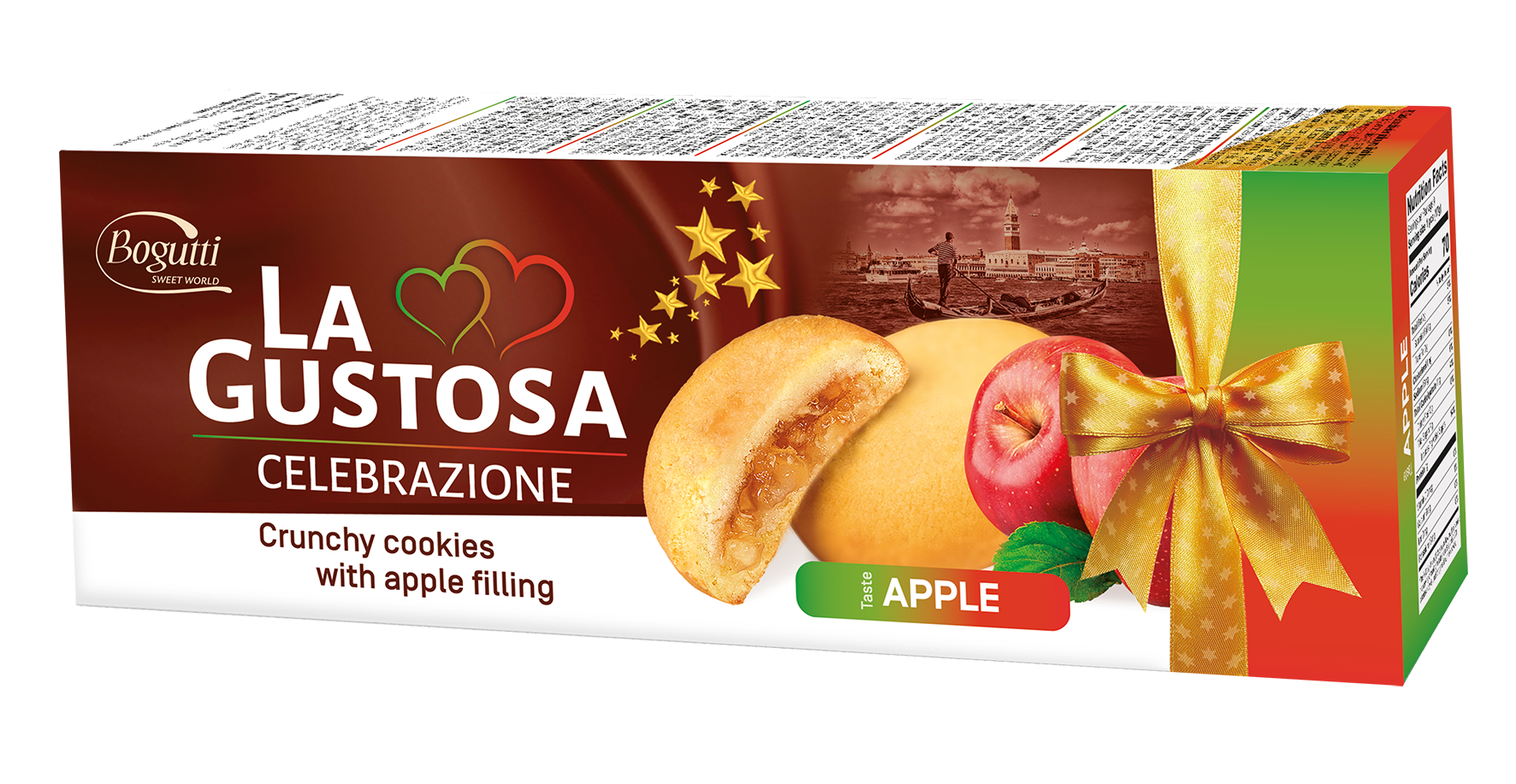 La Gustosa Celebrazione – Kruche ciasteczka z nadzieniem jabłkowym