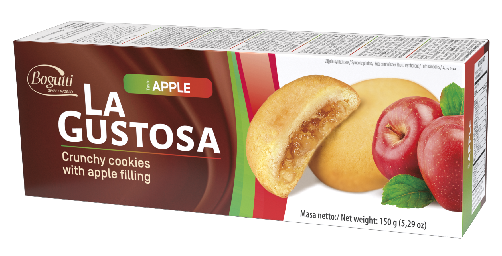 La Gustosa – بسكوت مقرمش محشو بالتفاح