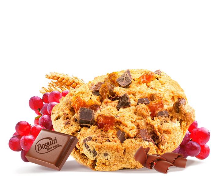 Cookies in American Style – Kruche ciasteczka z czekoladą i rodzynkami