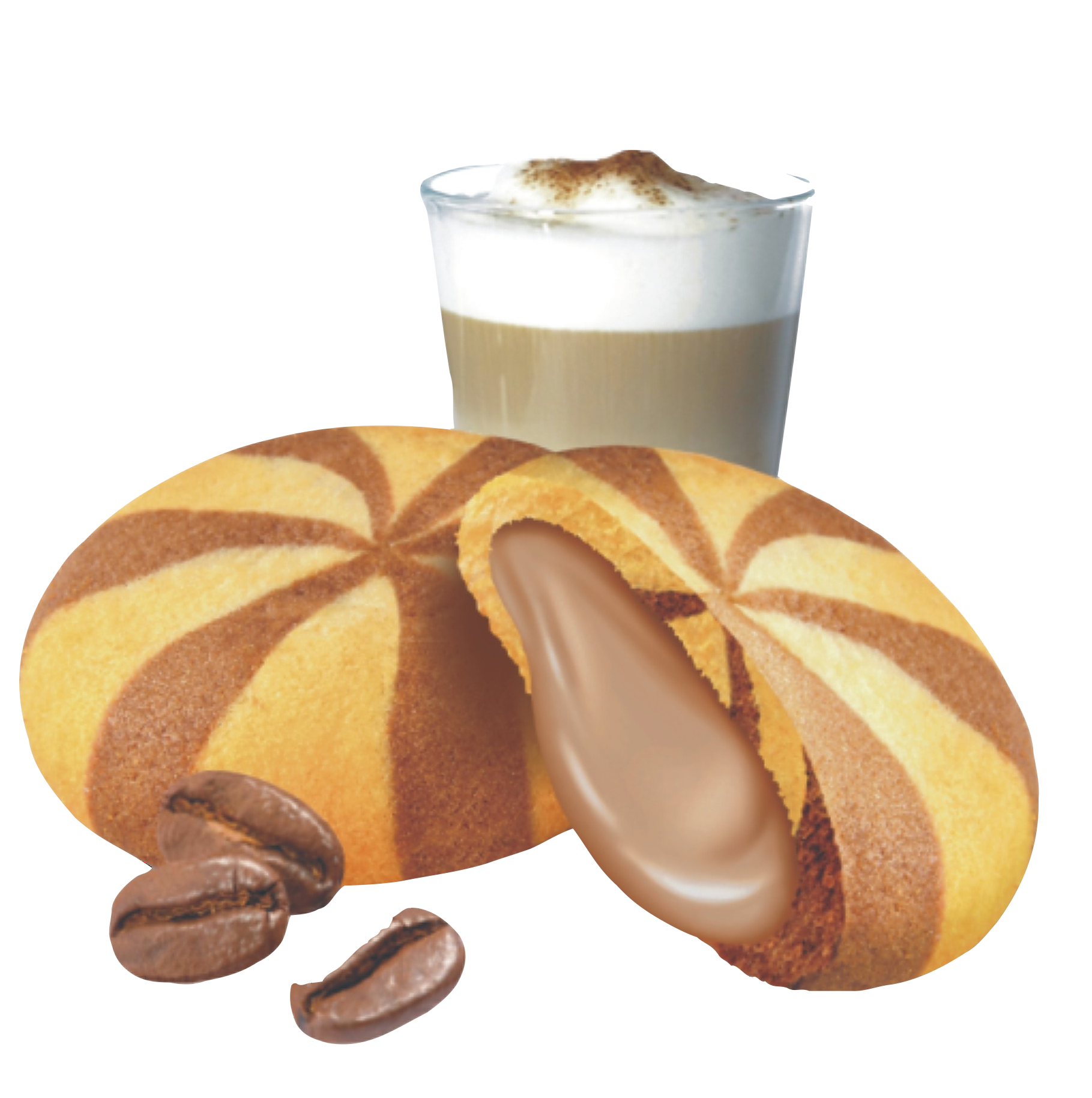 Frappe Tweett – Kruche ciasteczka z kremem macchiato