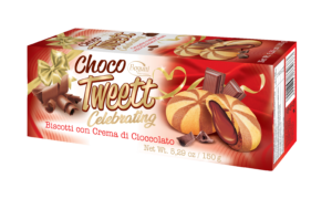 Choco Tweett Celebrating – Kruche ciasteczka z kremem czekoladowym