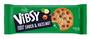 Ciastka z dropsami czekolady deserowej i orzechami laskowymi