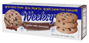 Печиво без додавання цукру та пальмової олії з шматочками шоколаду без цукру