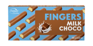 Печиво з молочною глазур’ю