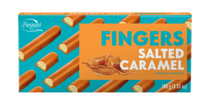 Печиво з глазур’ю зі смаком солоної карамелі